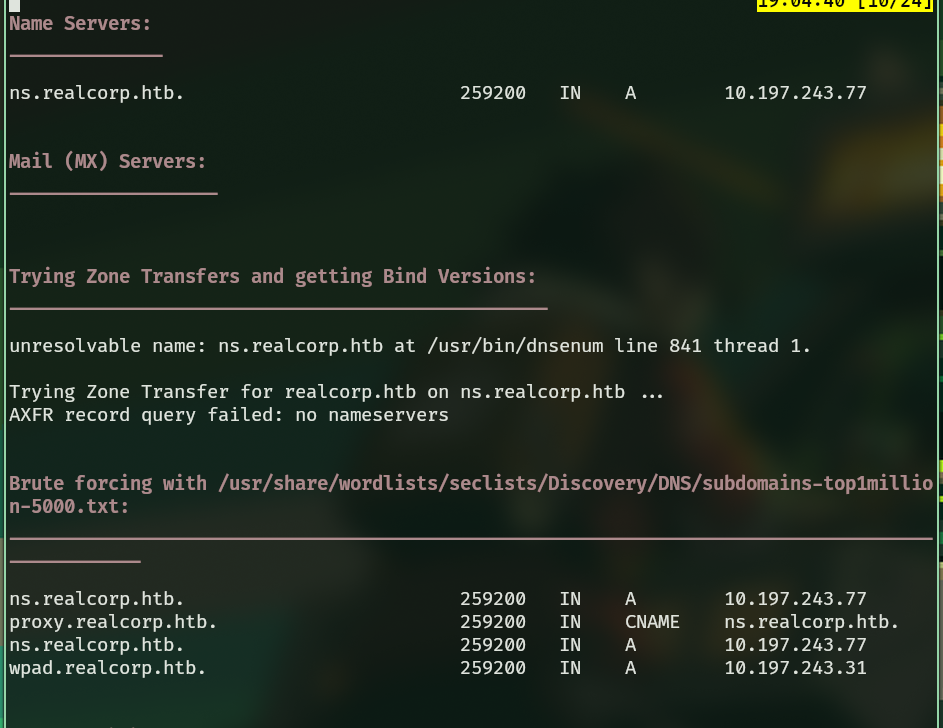Enumeración de subdominios.