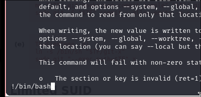 Salimos del manual con una bash.