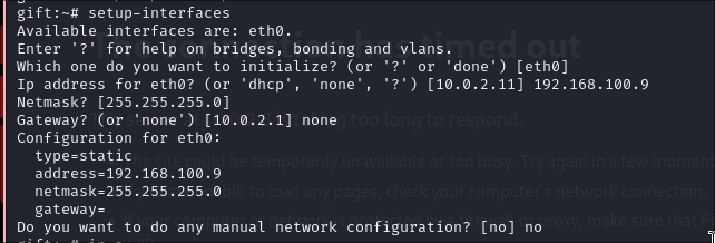 Opciones a indicar durante el asistente.
