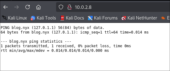 Primer vistazo del servidor web.