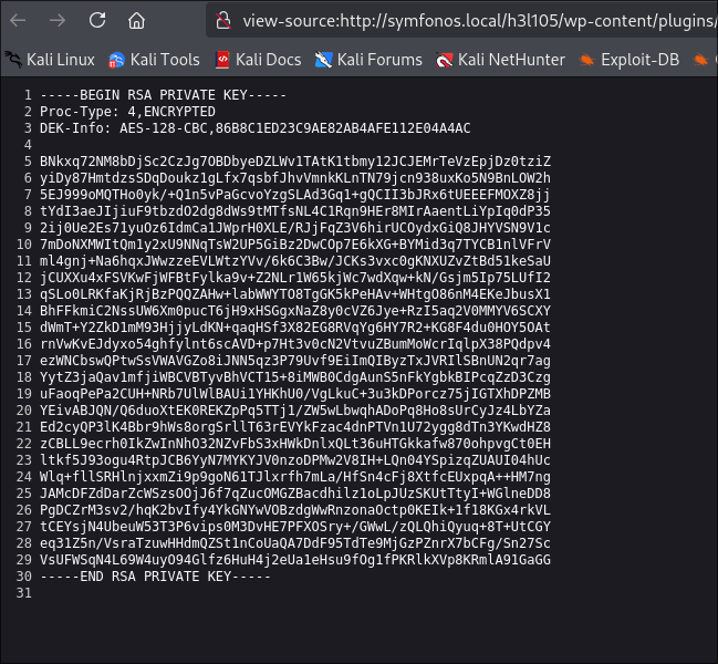 id_rsa del usuario helios.