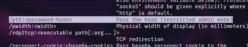 Hash the pass en Windows 7 no permitido.