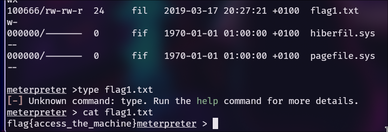 Obtención de la primera bandera.